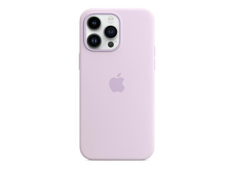 Pouzdro na iPhone APPLE iPhone 14 Pro Max Silicone Case with MS - Lilac