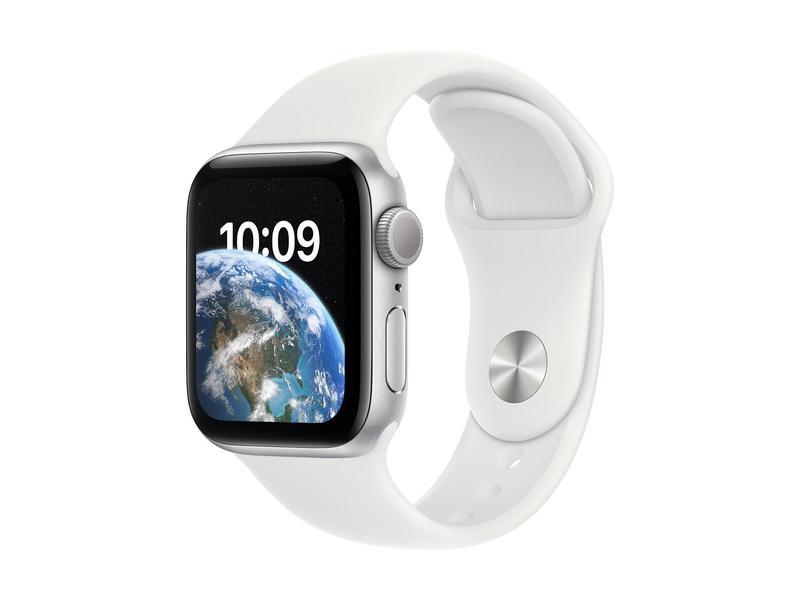 Chytré hodinky APPLE Watch SE GPS 40mm Silver Aluminium Case with White Sport Band - Regular