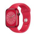 Obrázek k produktu: APPLE Watch Series 8 GPS + Cellular 45mm (PRODUCT)RED Aluminium Case with RED Sport Band - Regular