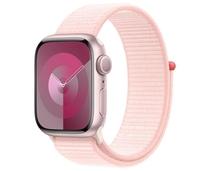 Obrázek k produktu: APPLE Watch Series 9 41mm Růžový hliník se světle růžovým provlékacím řemínkem