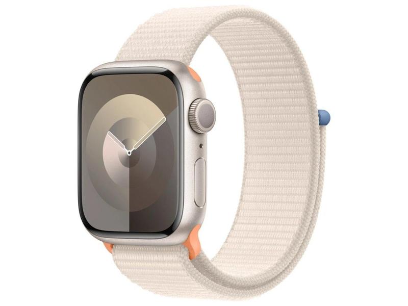 Chytré hodinky APPLE Watch Series 9 41mm Hvězdně bílý hliník s hvězdně bílým provlékacím řemínkem