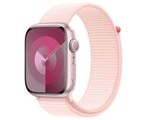 Obrázek k produktu: APPLE Watch Series 9 45mm Růžový hliník se světle růžovým provlékacím řemínkem