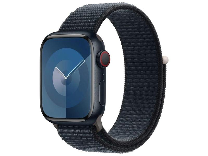 Chytré hodinky APPLE Watch Series 9 Cellular 41mm Temně inkoustový hliník s temně inkoustovým provlékacím řemín