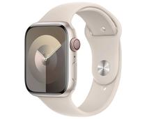 Obrázek k produktu: APPLE Watch Series 9 GPS + Cellular 45mm Starlight Aluminium Case with Starlight Sport Band - S/, st