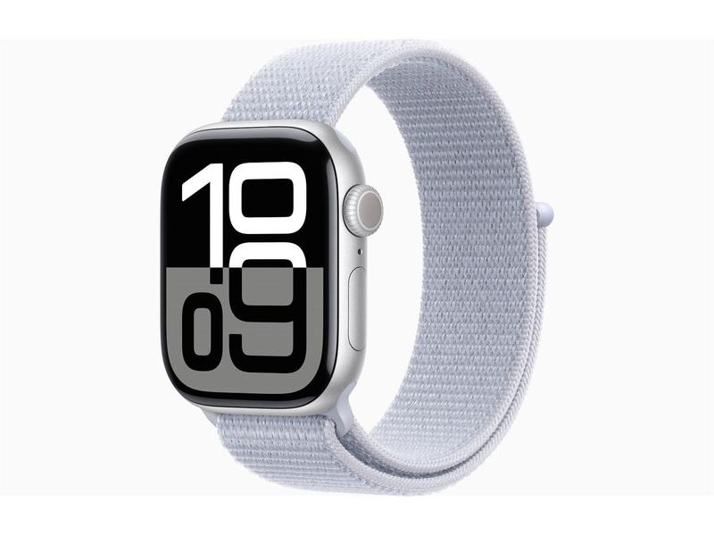 Chytré hodinky APPLE Watch S10 Cell 42mm Silver Blue Cloud