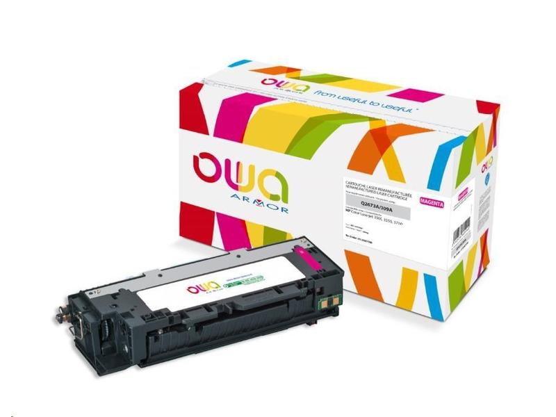 Toner ARMOR pro HP Color Laserjet 3500, 3550, 3700, 4000 Stran, Q2673A, červená (red)