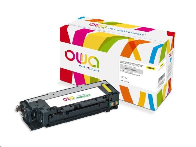 Toner ARMOR pro HP Color Laserjet 3500, 3550, 3700, 4000 Stran, Q2672A, žlutá (yellow)