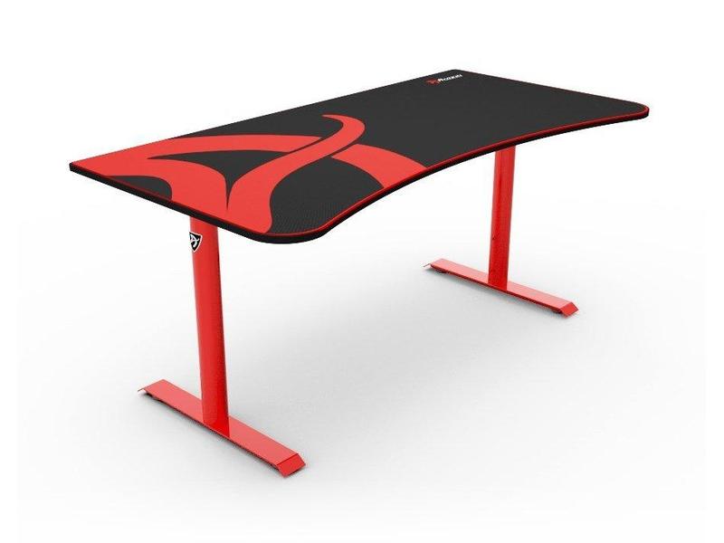 Herní stůl AROZZI  ARENA Gaming Desk,  černočervený