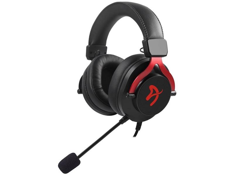 Herní sluchátka AROZZI ARIA Black-Red, černá-červená