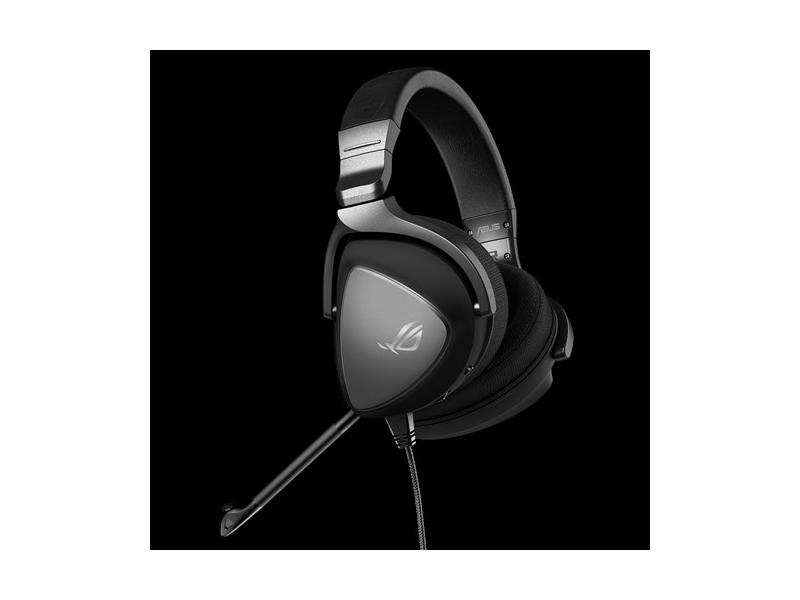 Drátová sluchátka s mikrofonem ASUS ROG Delta Core, černá/stříbrná (black/silver)