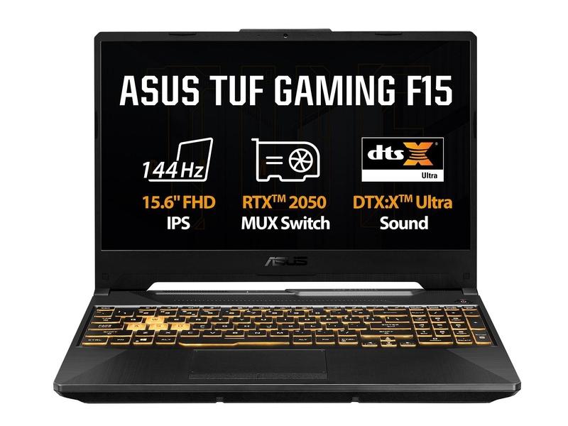 Herní notebook ASUS TUF Gaming F15 (FX506HF-HN001W), černý (black)
