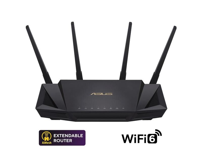 Router ASUS RT-AX58U V2, černý (black)