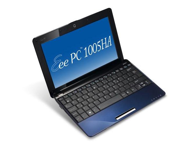 Notebook ASUS  Eee PC 1005HA, modrý (blue)