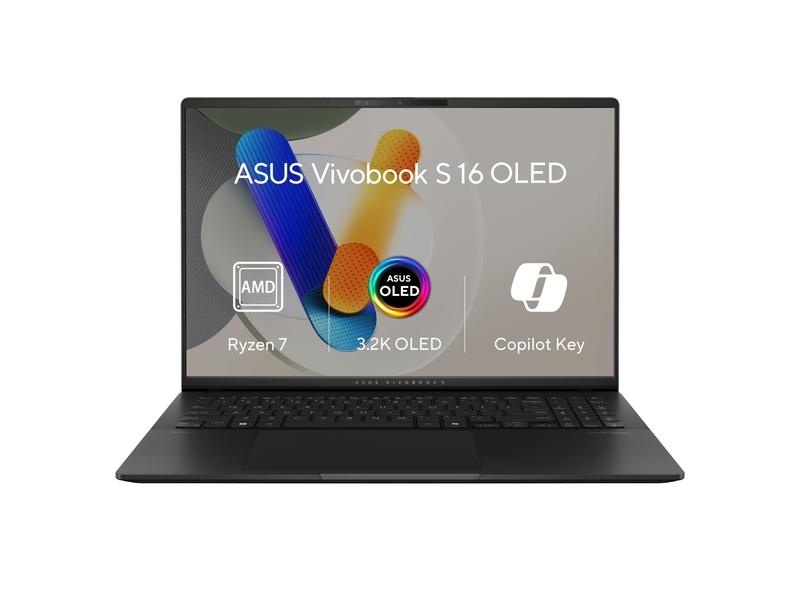 ASUS Vivobook S 16 OLED/M5606UA/R7-8845HS/16''''/3200x2000/32GB/1TB SSD/AMD int/W11H/Black/2R