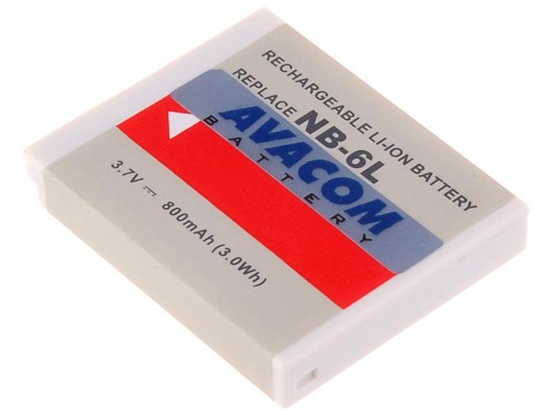Akumulátor pro fotoaparáty AVACOM Baterie Canon NB-6L Li-Ion 3.7V 800mAh