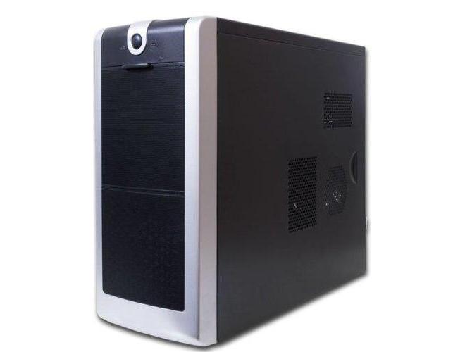 Skříň AVANCE  X001, černo-stříbrná (black-silver)