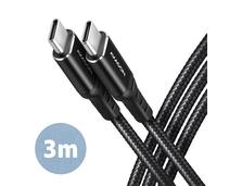 Obrázek k produktu: AXAGON BUCM-CM30AB, USB-C <-> USB-C PD 60W
