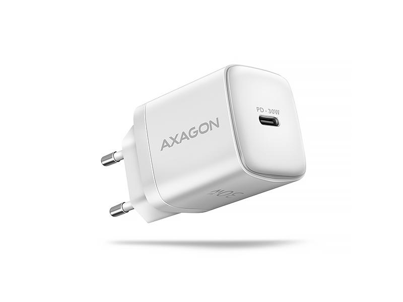 Nabíječka do sítě AXAGON ACU-PD30W Sil 1x port USB-C, bílý (white)