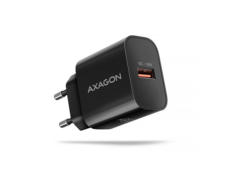 Nabíječka do sítě AXAGON ACU-QC18 18W 1x port USB-A, černý (black)