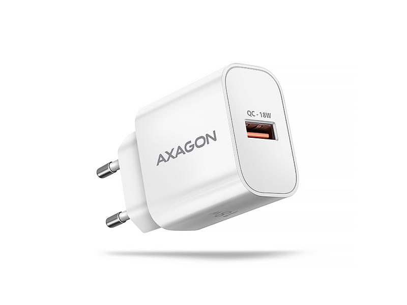 Nabíječka do sítě AXAGON ACU-QC18W  1x port USB-A, bílý (white)