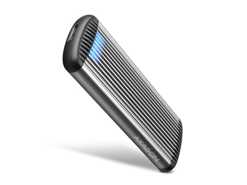 Box pro pevný disk AXAGON EEM2-SA M.2 SATA SSD