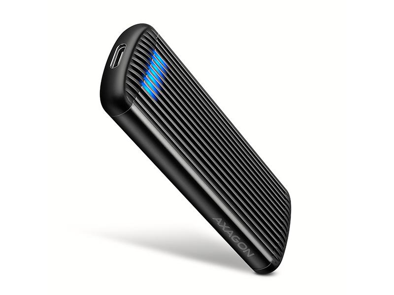 Box pro pevný disk AXAGON EEM2-SC, USB-C 10Gbps