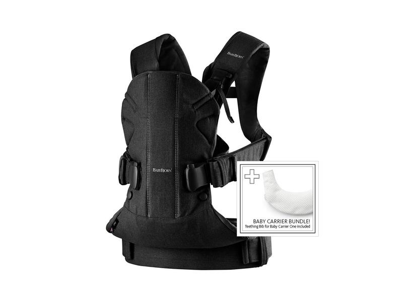  BABYBJÖRN Nosítko One Black Cotton + Bryndák
