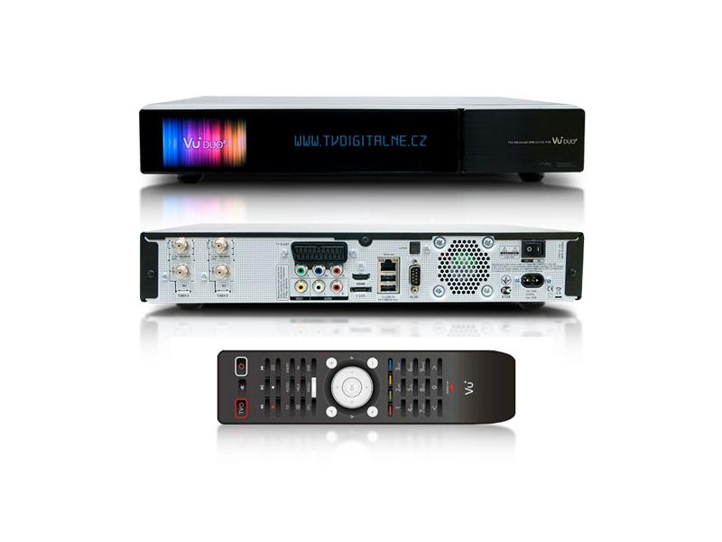 Přijímač DVB-S2 / T2 VUplus DUO2 DUAL+DVB-T/C