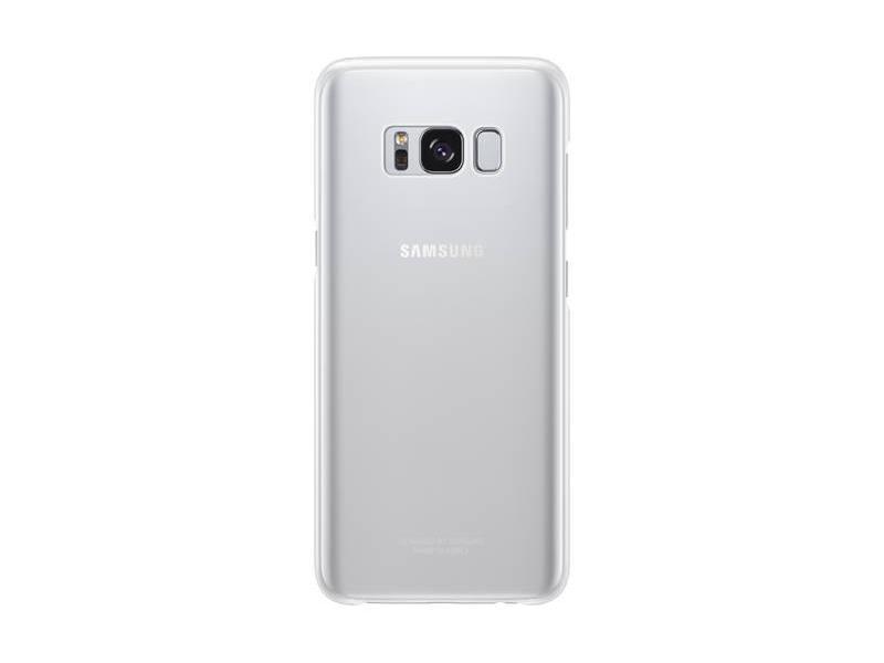 Zadní kryt SAMSUNG Clear Cover pro Galaxy S8+, stříbrné (silver)