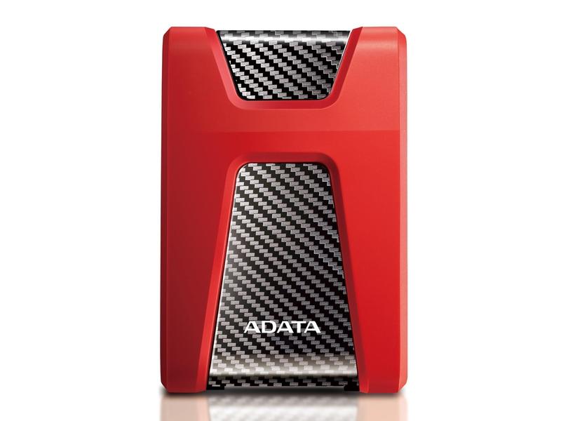 Přenosný pevný disk ADATA HD650 2TB, červená (red)