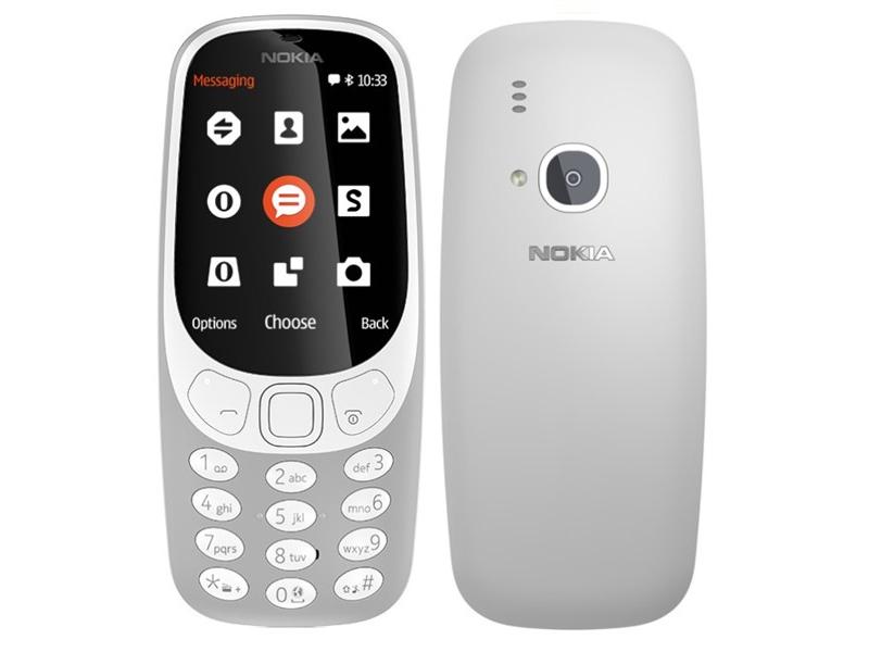  NOKIA 3310 (2017) Single SIM, šedý (gray)