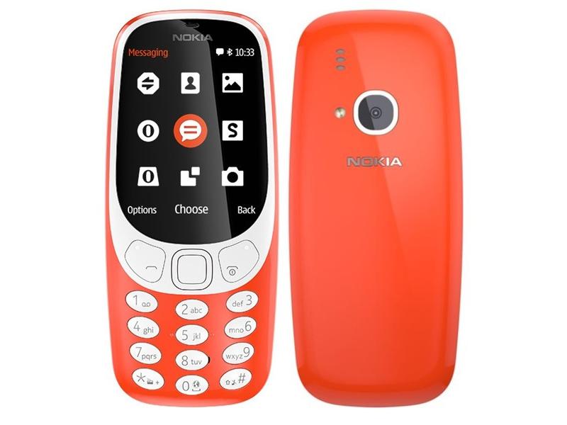  NOKIA 3310 (2017) Single SIM, červená (red)
