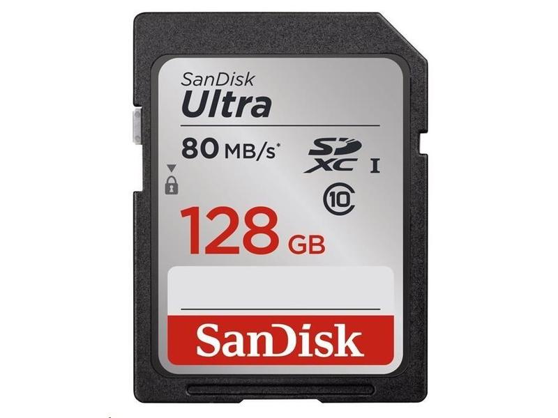 Paměťová karta SANDISK SDXC 128GB Ultra