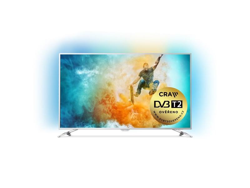 49" LED TV PHILIPS 49PUS6561, stříbrná (silver)