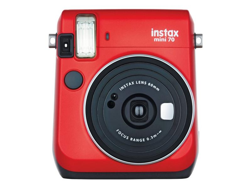 Digitální fotoaparát pro okamžité snímky FUJIFILM Instax Mini 70, červený (red)