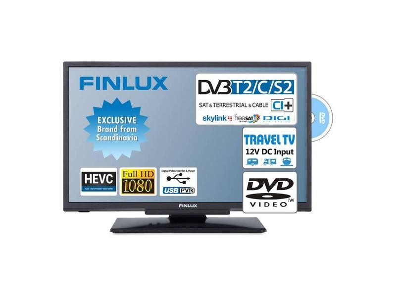 LED televize FINLUX 22FDMA4760, černá (black)
