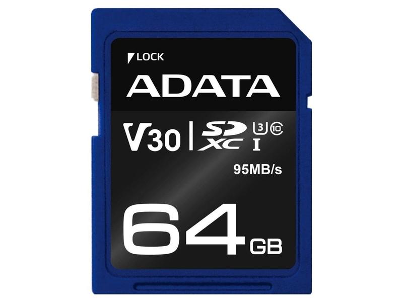 Paměťová karta ADATA Premier Pro 64GB SDXC V30S