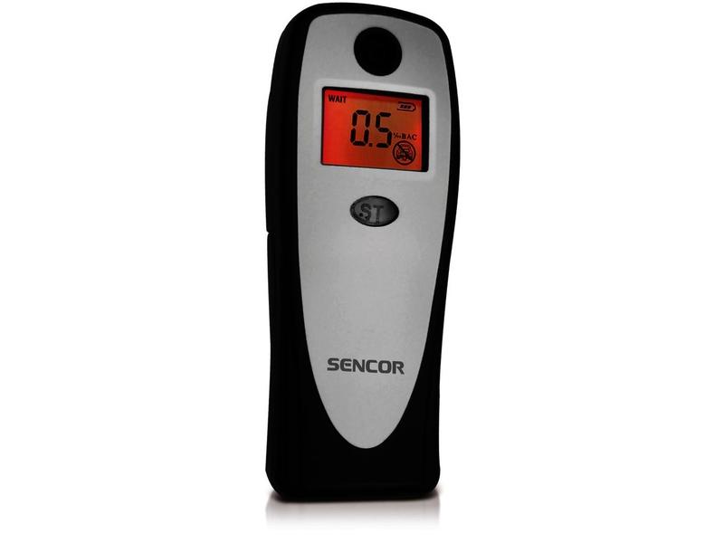 Alkohol tester SENCOR SCA BA01, černá/stříbrná (black/silver)