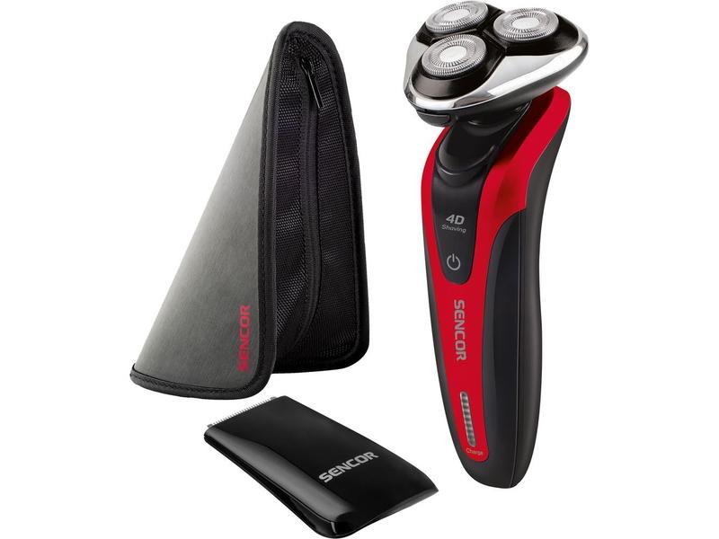 Holící strojek SENCOR SMS 5013RD, červená (red)