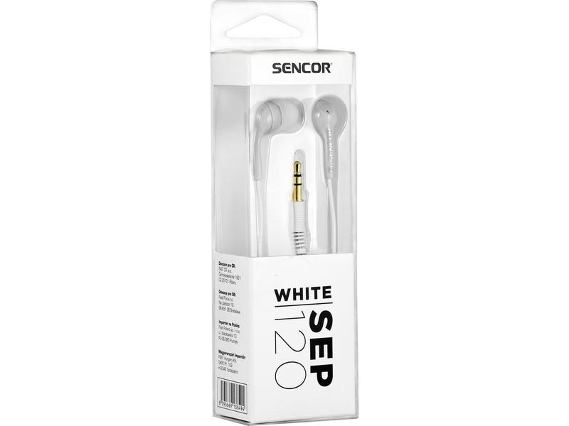 Sluchátka SENCOR SEP 120, bílá (white)