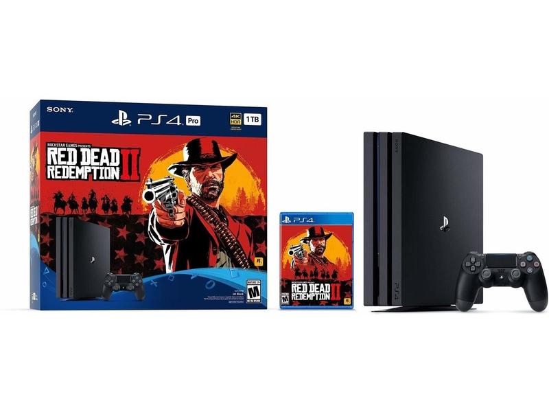 Herní konzole SONY Playstation 4 Pro 1TB + Red Dead Redemption 2