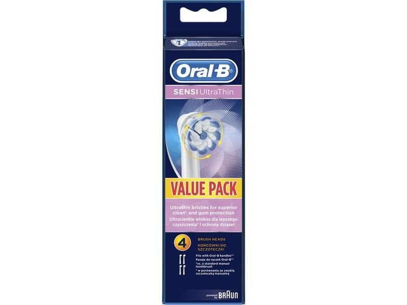 Náhradní kartáček Oral-B EB 60-4 SENSITIVE, bílá (white)