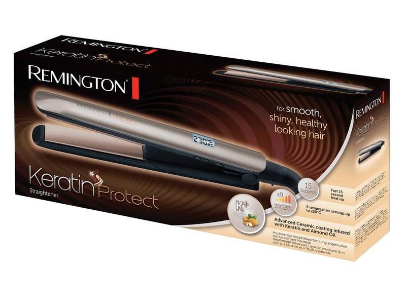 Žehlička na vlasy REMINGTON S8540 Keratin Protect, zlatý (gold)