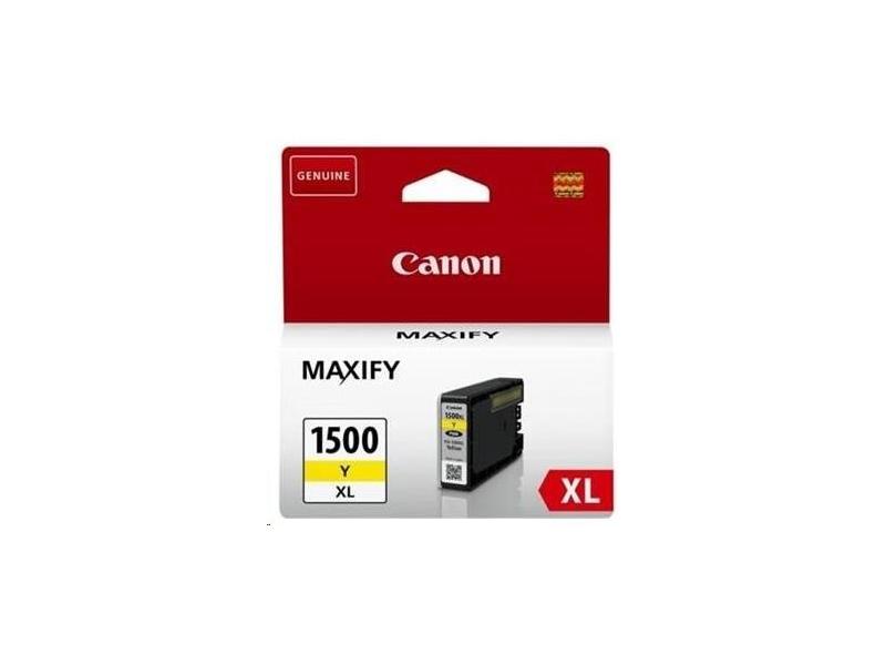Inkoustová náplň CANON BJ CARTRIDGE PGI-1500XL Y, žlutý (yellow)