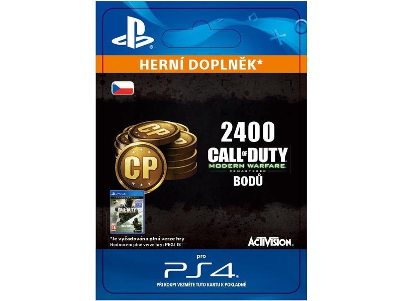 Herní doplněk SONY 2,400 Call of Duty: Modern Warfare Remastered - PS4 CZ ESD