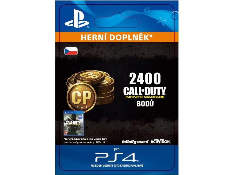 Herní doplněk SONY 2,400 Call of Duty®: Infinite Warfare Points - PS4 CZ ESD