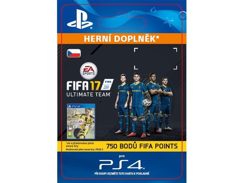 Herní doplněk SONY 750 FIFA 17 Points Pack - PS4 CZ ESD