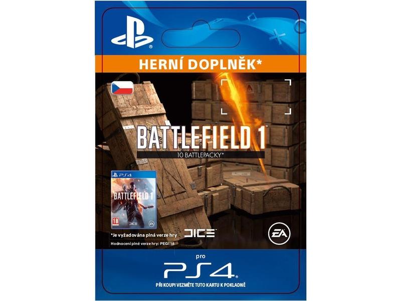 Herní doplněk SONY Battlefield 1 Battlepacks x 10 - PS4 CZ ESD
