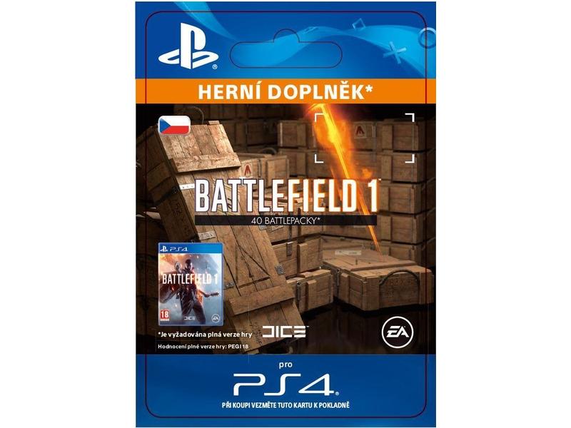 Herní doplněk SONY Battlefield 1 Battlepacks x 40 - PS4 CZ ESD