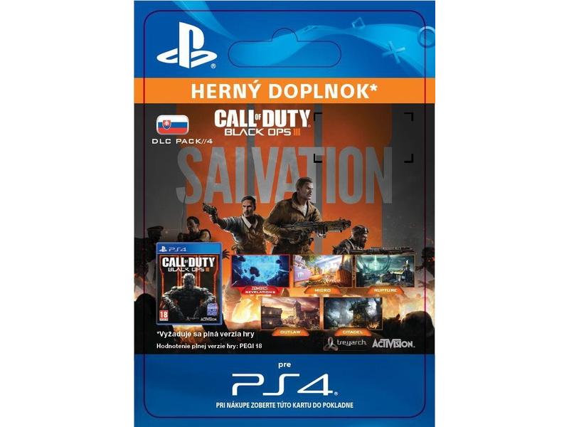 Herní doplněk SONY Call of Duty: Black Ops III - Salvation DLC - PS4 CZ ESD